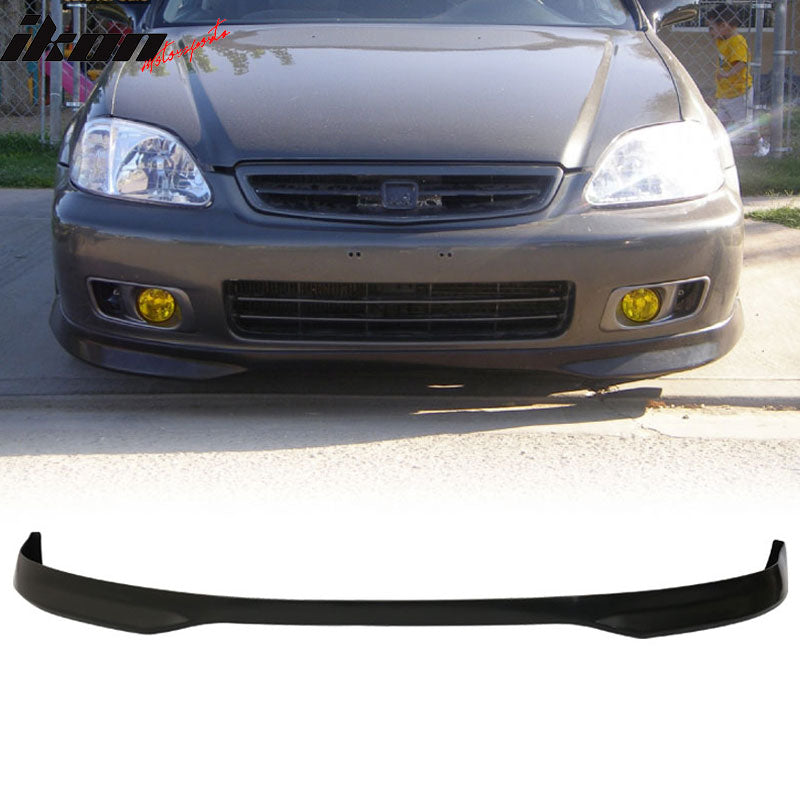 Compatible With Honda Civic 96-98 3Dr PP Front + Rear Bumper Lip