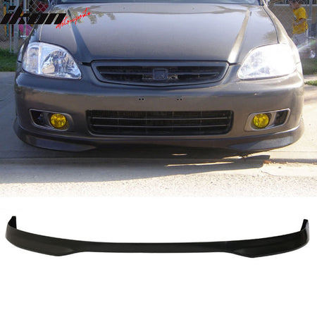 Compatible With Honda Civic 96-98 2 4Dr PP Front + Rear Bumper Lip