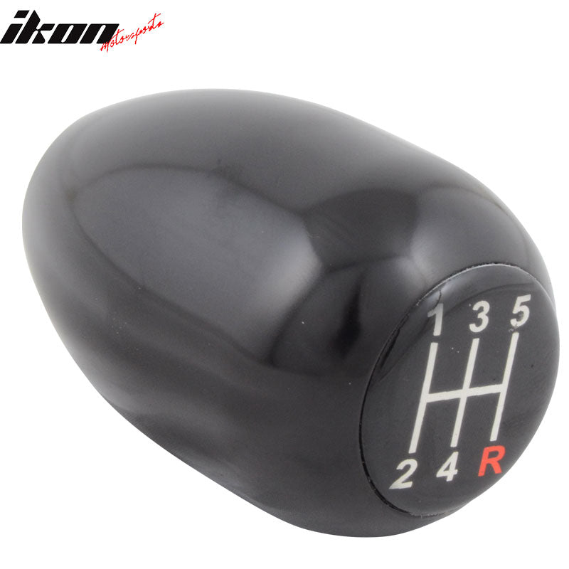 12MM*1.75 Manual MT Transmission 5 Speed Black T-R Gear Shift Knob Fits Mustang