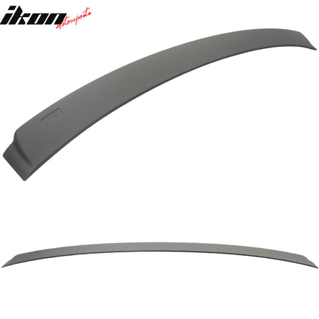 IKON MOTORSPORTS, Rear Window Roof Spoiler Compatible with 2012-2018 BMW F30 3 Series, AC-S Style Painted ABS Top Roofline Windshield Visor Spoiler Wing