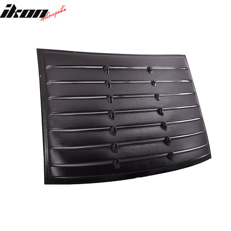 Fits 05-14 Ford Mustang Rear + Side Window Louver 3 Vents Quarter ABS