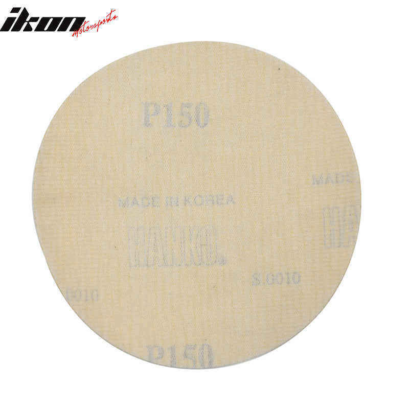 Disc 150 Grit 5 PSA Auto Car Sanding Paper Sheets Repair Sandpaper 50PC