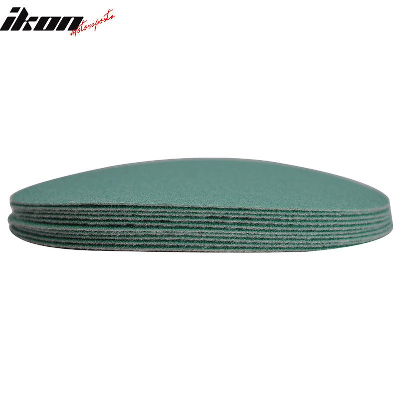 Wet Dry 5 Inch No Hole Sand Paper Disc 80 Grit Auto Car Repair Sandpaper 100 PC