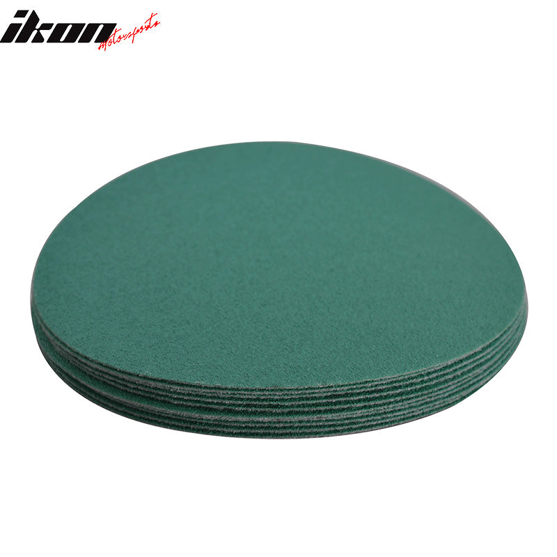 Sand Paper Universal Fit, Wet Dry 5 Inch No Hole Sand Paper Disc 320 Grit Bodykit Repair Sandpaper 100PC by IKON MOTORSPORTS