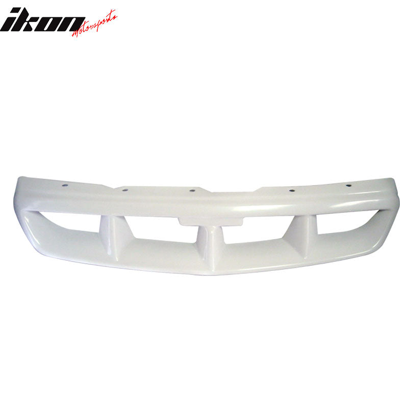 For Honda Civic 96-98 2 4Dr Mugen Front + Rear Bumper Lip + MUG Front Hood Grill