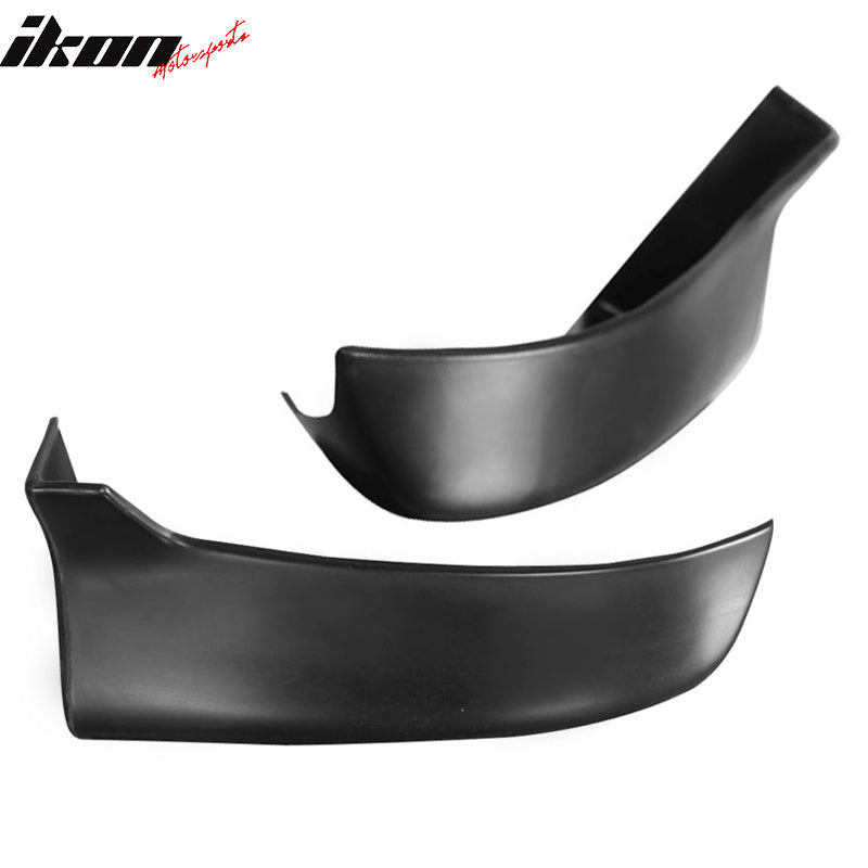 Fits 96-98 Civic 3D JUN PU Front Bumper Lip + 2PC Rear Bumper Lip Valance Spats