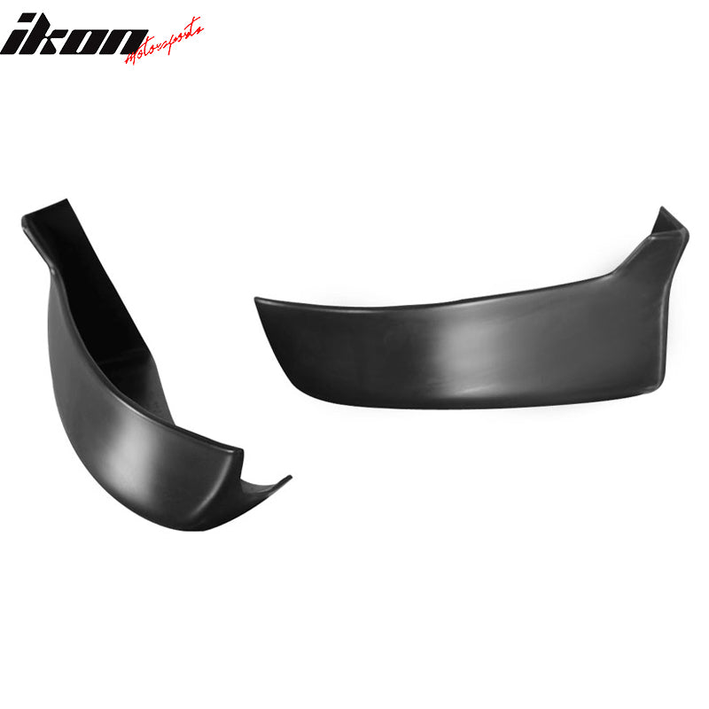 Fits 96-98 Civic 3D JUN PU Front Bumper Lip + 2PC Rear Bumper Lip Valance Spats