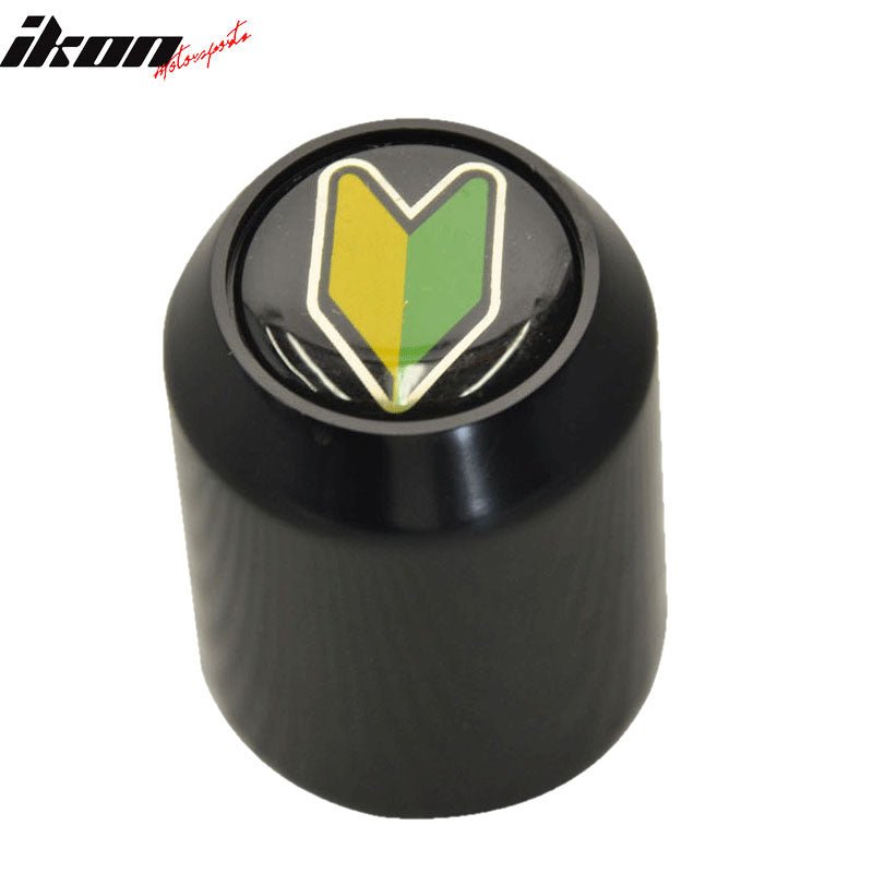 JDM Wakaba Driver Badge Black Short Throw Shifter Knob