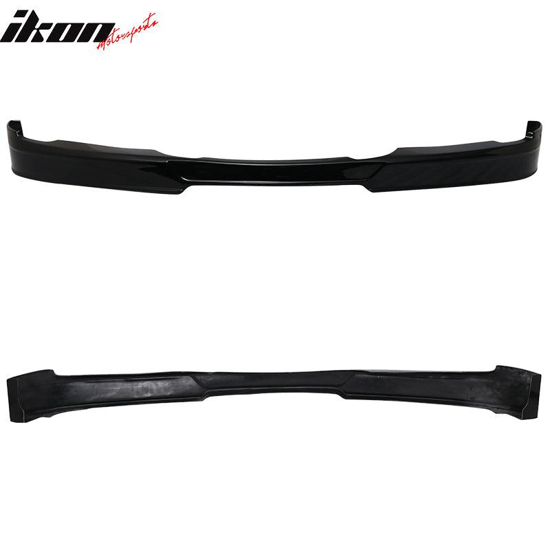 Front Bumper Lip Compatible With 2005-2008 BMW E90 3-Series 4 Door, AP Style PU Metallicby IKON MOTORSPORTS
