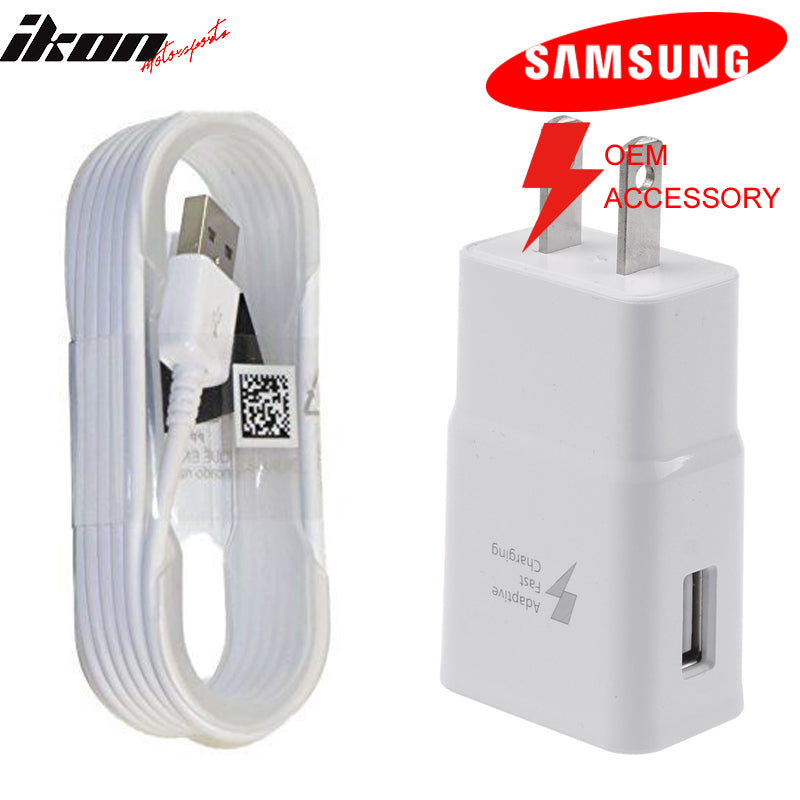 Samsung Galaxy S6 S7 Edge Fast Rapid Charger Wall Plug USB Cable