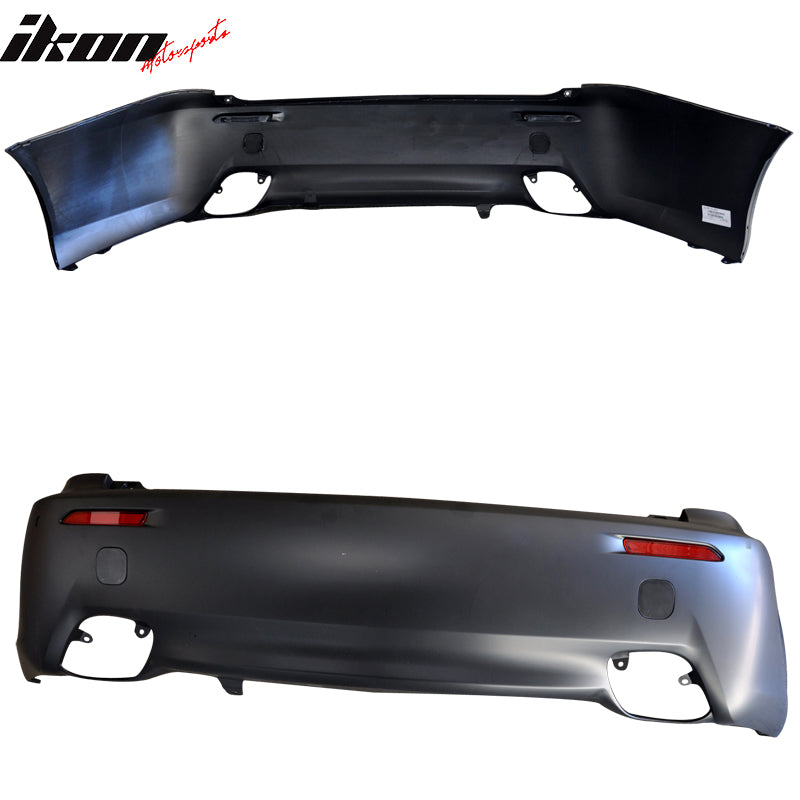 Fits 06-13 Lexus IS250 IS350 IS F Style Rear Bumper Cover W/O PDC W/Muffler Tip