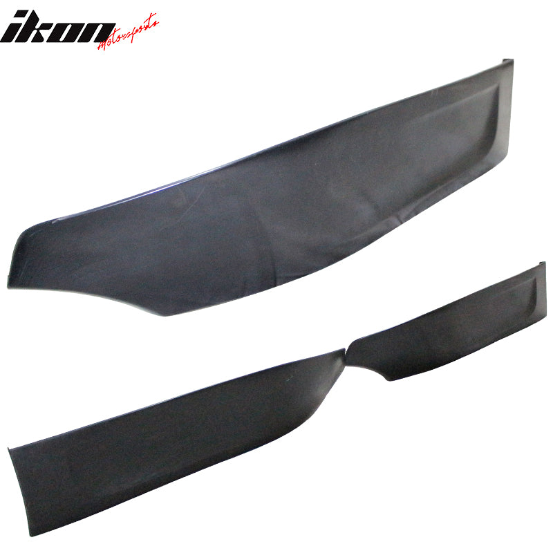 Compatible With 2009-2015 For Nissan Maxima ST Style Rear Under Diffuser Lip + Bumper Aprons Pairs