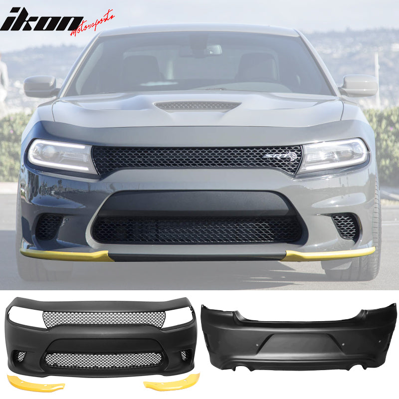 2015-2023 Dodge Charger Hellcat Front & Rear Full Bumper Conversion PP