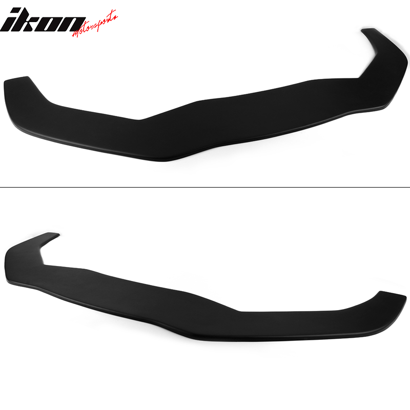 Front Splitter Lip Compatible With 2013-2020 Toyota 86, Matte Black PP Replacement Bodykit Air Dam Chin Bumper Spoiler Lip With Hardwares By IKON MOTORSPORTS