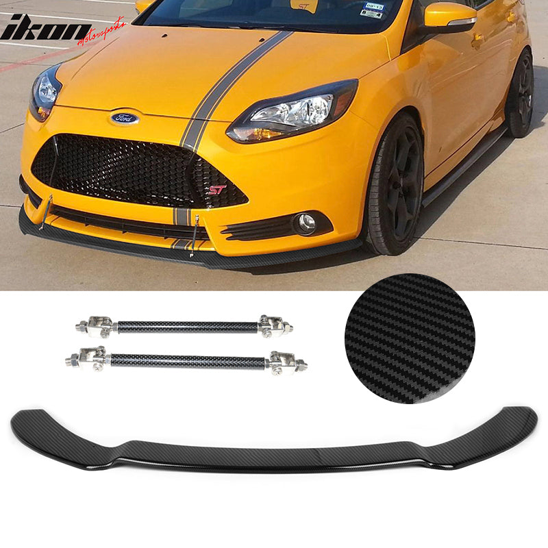 2013-2014 Ford Focus ST Front Bumper Splitter Lip & Hardware CF Print