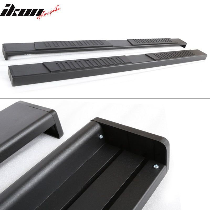 Fits 15-18 Chevy Colorado GMC Canyon Crew Cab 76" Running Boards Black