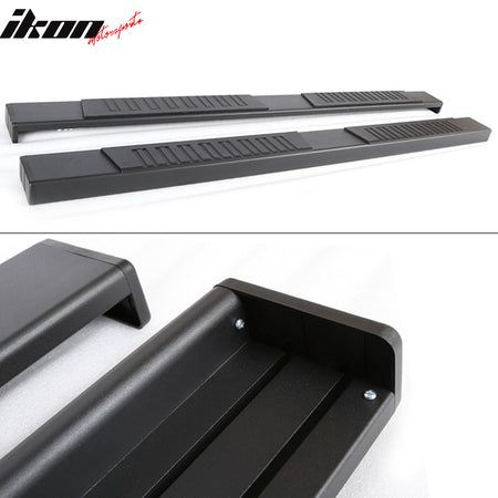 Fits 15-18 Chevy Colorado GMC Canyon Crew Cab 76" Running Boards Black