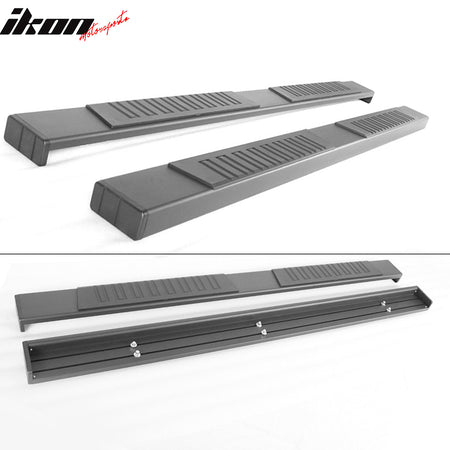 Fits 15-18 Chevy Colorado GMC Canyon Crew Cab 76" Running Boards Black