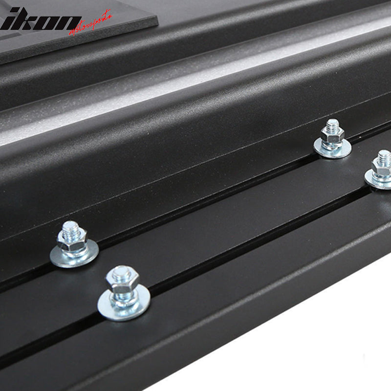 Fits 15-18 Chevy Colorado GMC Canyon Crew Cab 76" Running Boards Black