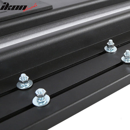 Fits 15-18 Chevy Colorado GMC Canyon Crew Cab 76" Running Boards Black