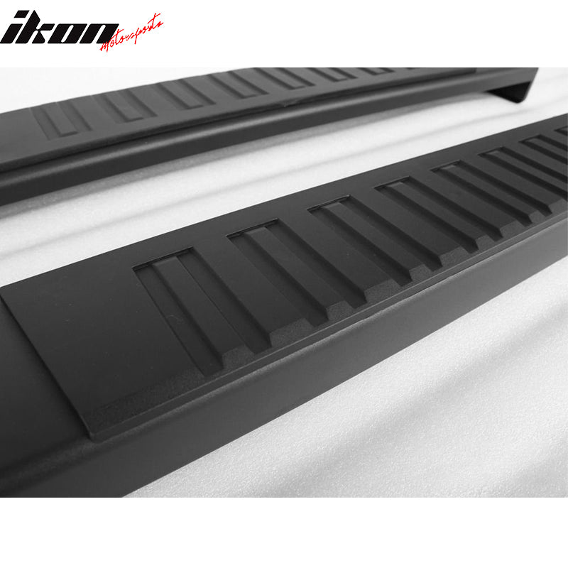 Fits 07-21 Toyota Tundra Crew Max Cab 69" Black Side Step Bar Running Boards