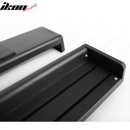 Fits 07-21 Toyota Tundra Crew Max Cab 69" Black Side Step Bar Running Boards