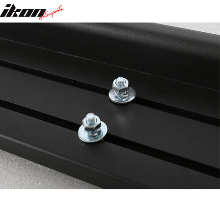 Fits 07-21 Toyota Tundra Crew Max Cab 69" Black Side Step Bar Running Boards