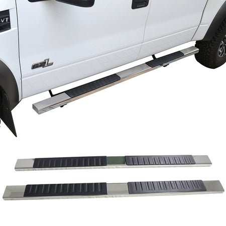 Compatible With 19 Chevy Silverado GMC Sierra Crew Cab Factory Style Side Step Bars