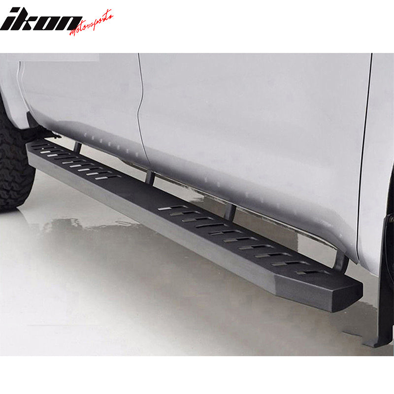 Fits 09-23 Dodge Ram Quad Cab Side Step Rails Nerf Bars Running Boards