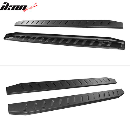 Fits 07-21 Toyota Tundra CrewMax Cab Side Step Rails Nerf Bars Running Boards