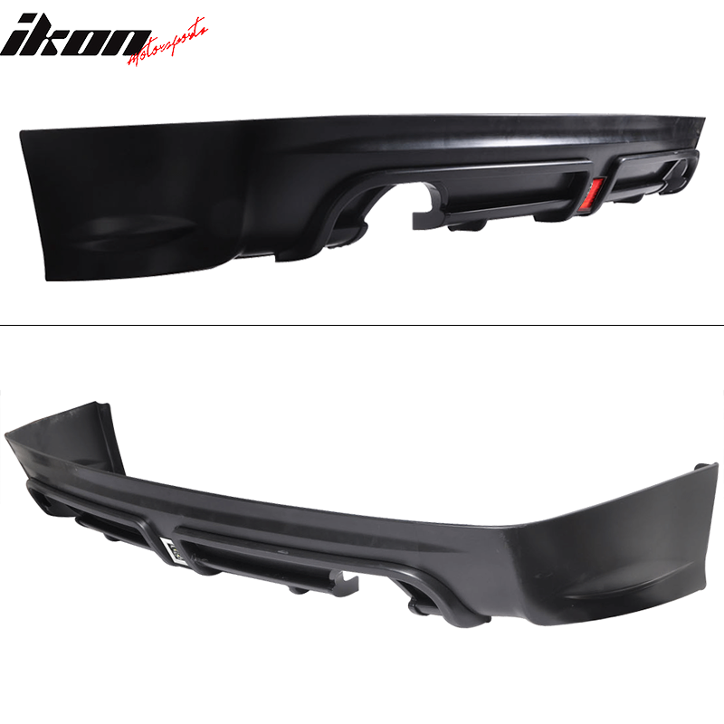 Fits 06-11 Honda Civic Mugen RR Style Rear Bumper Diffuser Clear 3rd Brake Light