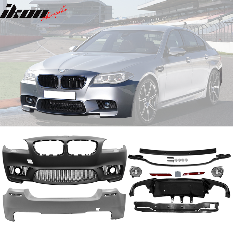 2014-2016 BMW F10 M5 Front Bumper W/ Foglight + Cover + Rear Bumper