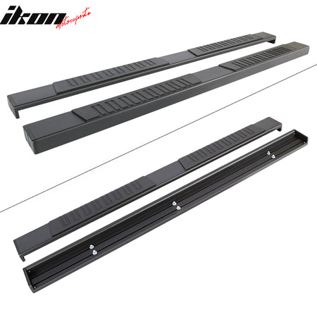 Fits 19-23 Dodge Ram 1500 Quad Cab 69" Black Side Step Nerf Bar Running Board