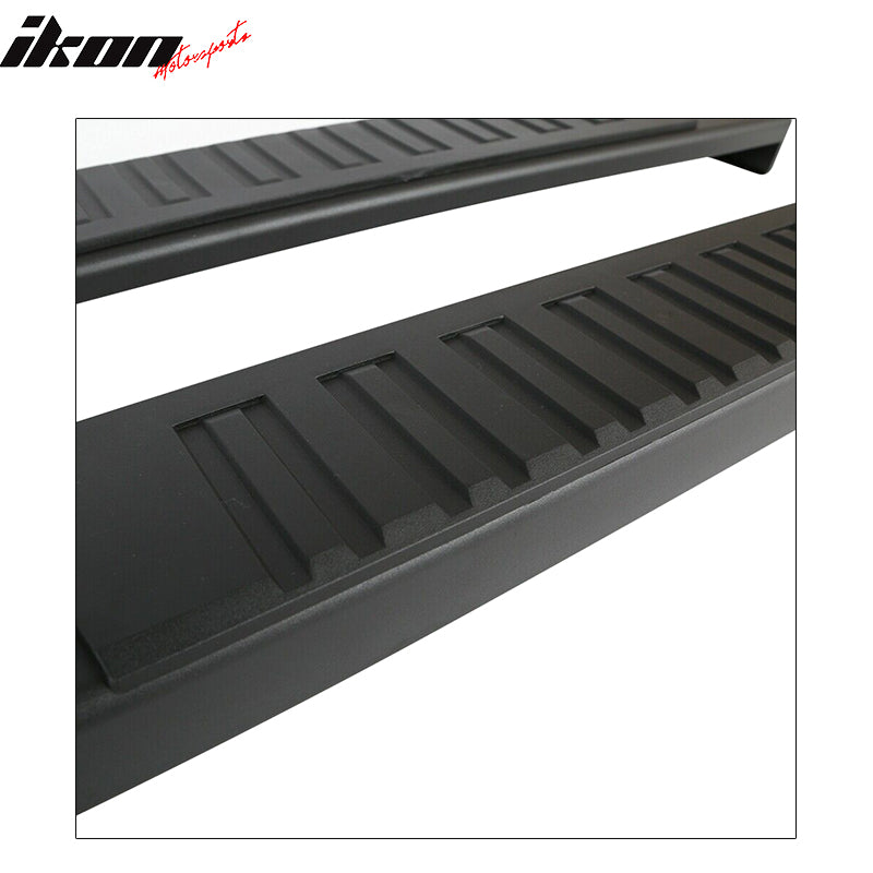 Fits 19-23 Dodge Ram 1500 Quad Cab 69" Black Side Step Nerf Bar Running Board