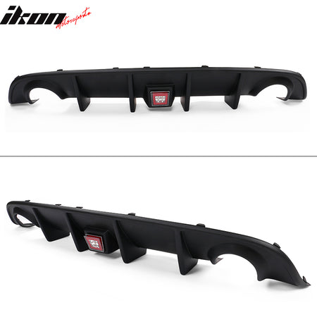 Fits 15-23 Dodge Charger SRT Rear Diffuser with LED Lamp & Reflective Tape