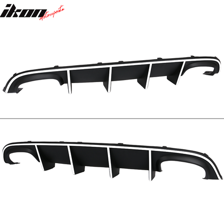 Fits 15-23 Charger SRT Quad Exhaust Rear Diffuser w/ Reflective Tape - 4 Colors