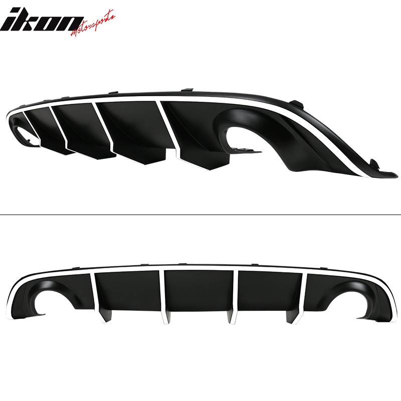 Car Bumpers Carbon Fiber Look OEM Factory Style Rear Diffuser Lip for Dodge Char Car Bumpers Carbon Fiber Look OEM Factory Style Rear Diffuser Lip for Dodge Char