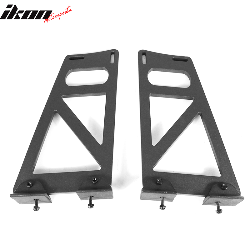 Universal Adjustable V6 Style Roof Spoiler Splitter With Leg - ABS