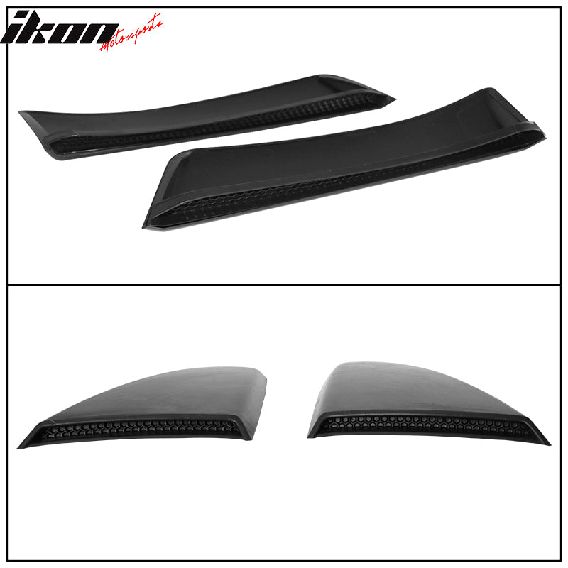 Fits 15-23 Ford Mustang GT Style Rear Fender Scoop& Side Window Louver