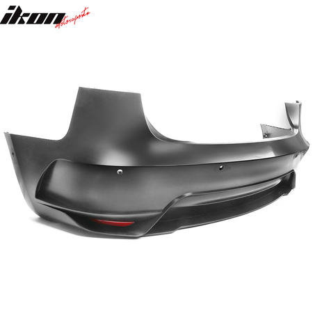 Fits 17-23 Tesla Model 3 IKON Style Front Bumper Rear Bumper Cover Unpainted PP