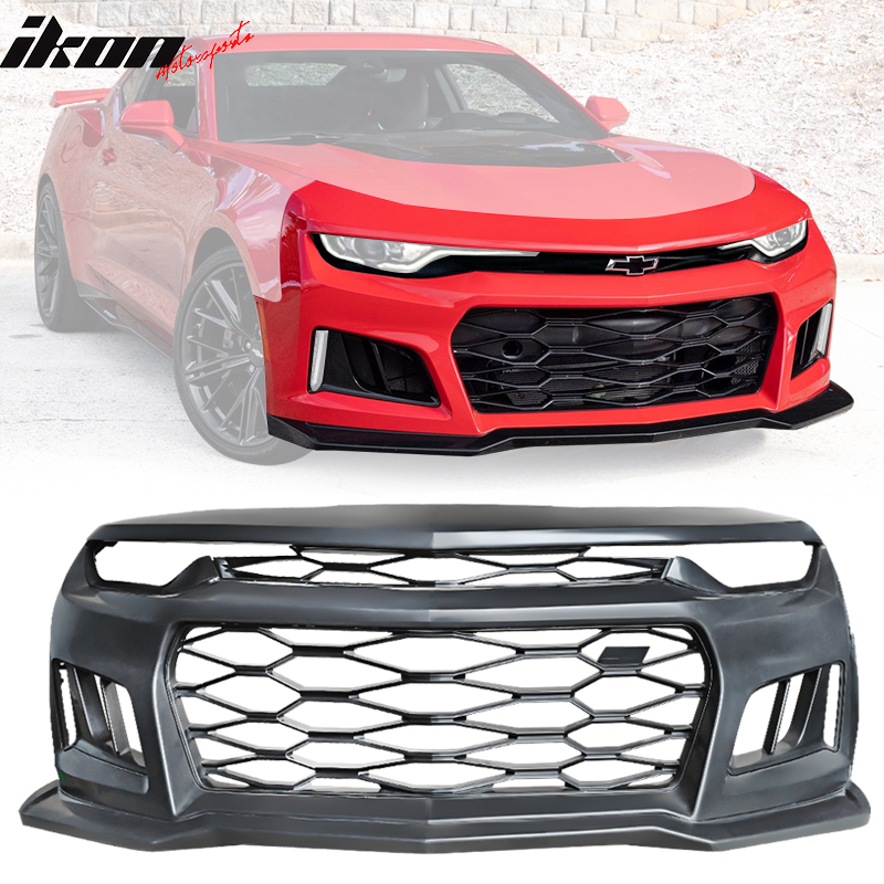 2019-2023 Chevy Camaro ZL1 Style Unpainted Front Bumper Guard Cover PP