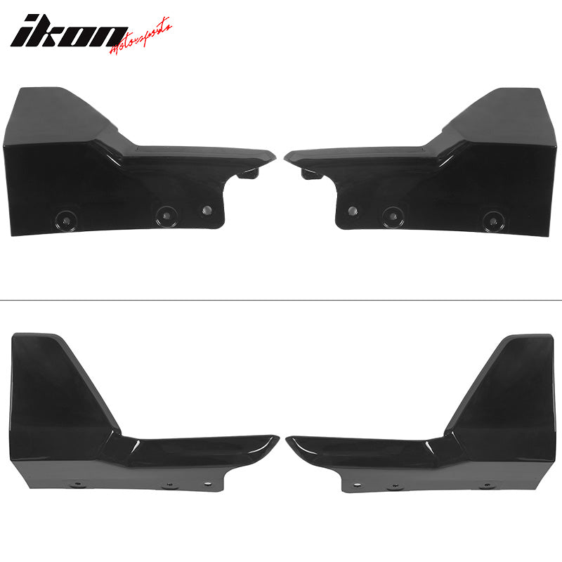 Fits 19-23 BMW G05 X5 M Sport Rear Splitter Apron+Rear Diffuser Gloss Black