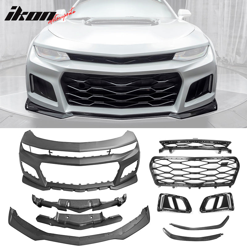 2019-2023 Chevy Camaro LS LT1 Unpainted ZL1 Style Front Bumper Cover