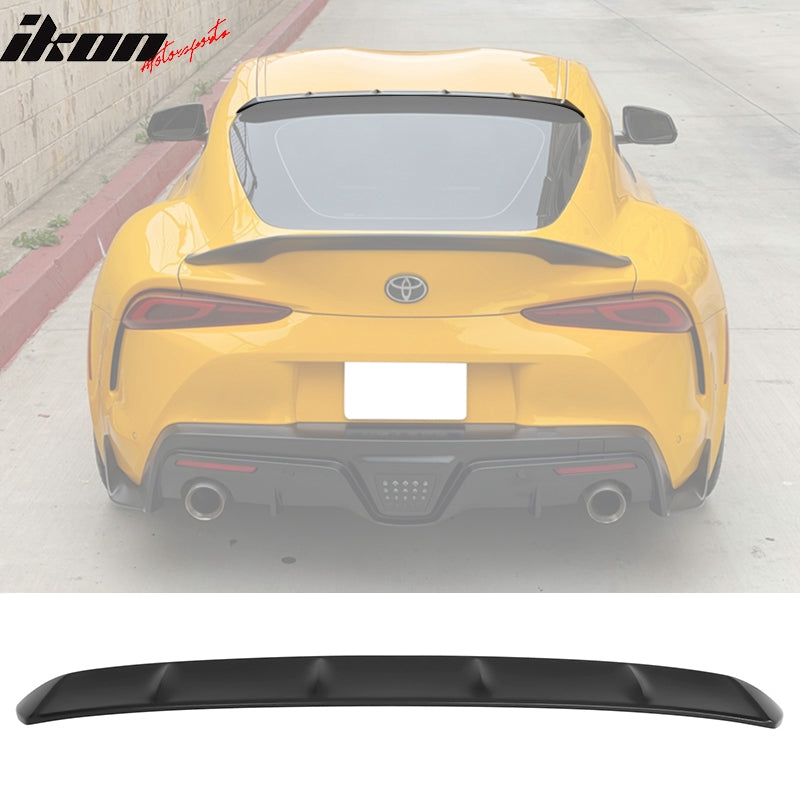 Fits 20-23 Toyota GR Supra J29 TRD Trunk Spoiler + V2 Roof Spoiler Matte Black