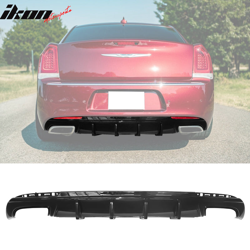 2015-2023 Chrysler 300 Rear Bumper Diffuser Shark Fin PP