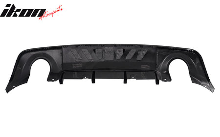 Fits 20-23 Charger Widebody IKON V3 Style Carbon Fiber Print Rear Diffuser 2PCS