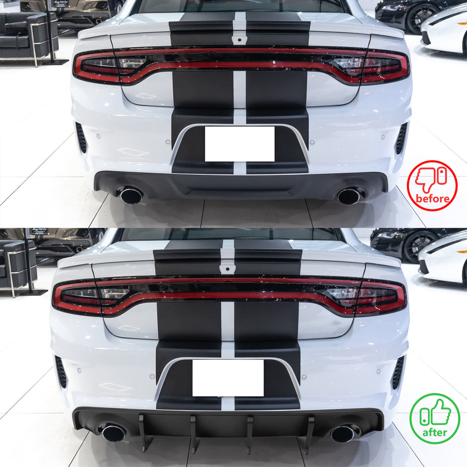 Fits 20-23 Dodge Charger Widebody Rear Diffuser 2PCS