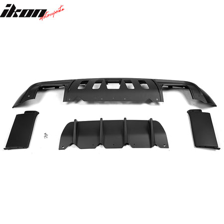 Fits 08-14 Challenger Front Rear Bumper (2015+ SRT Hellcat Style) + Diffuser