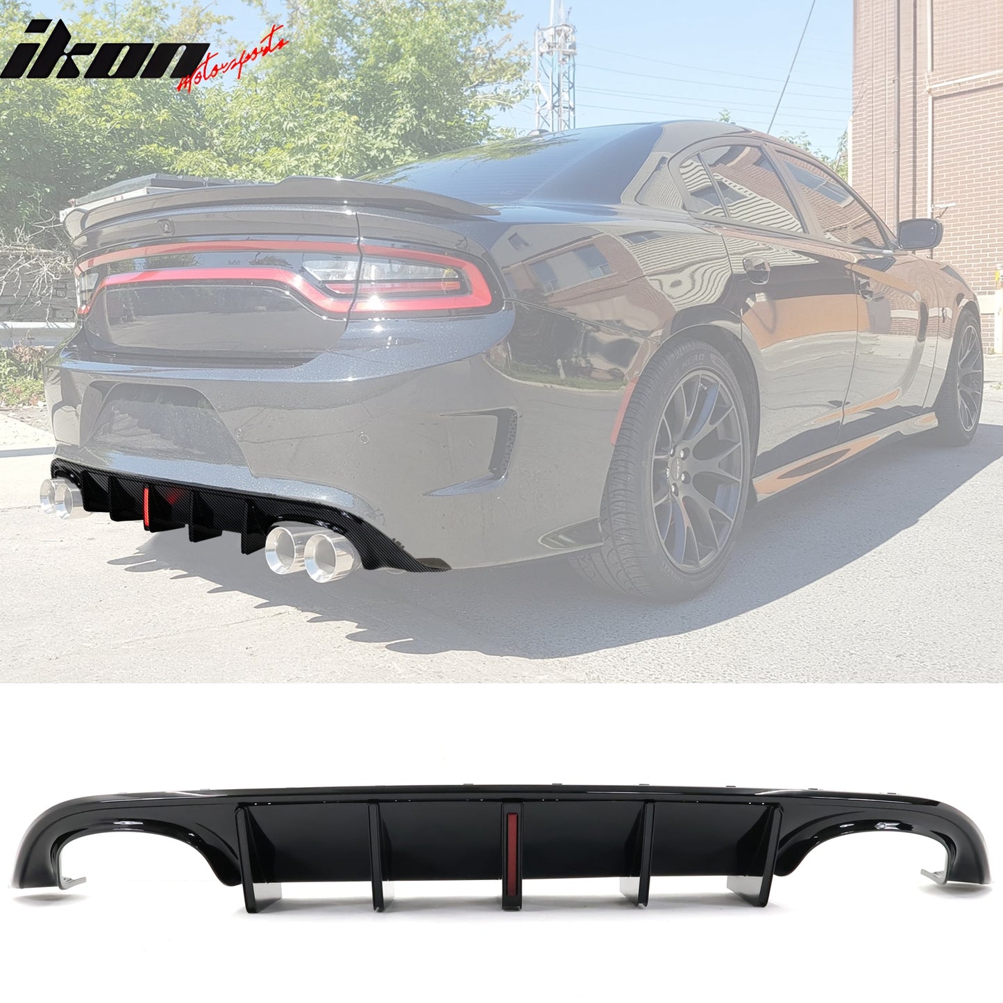 Buy Best Charger Quad Exhaust Rear Diffuser Lip Online with Best Price ...