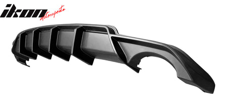 For 22-24 Honda Civic 11th FE-C Style Rear Bumper Lip Diffuser Apron Matte Black